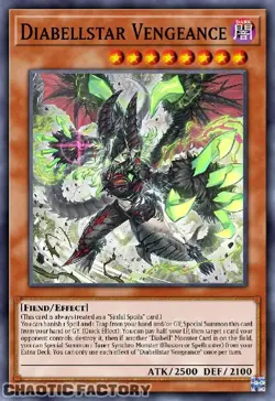 YUGIOH ALIN-EN011 Diabellstar Vengeance Secret Rare 1st Edition NM - Image 1