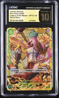 Jewelry Bonney Secret Rare Legacy of the Master OP12-118 2025 CGC 10 Pristine - Image 1