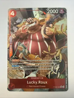 Lucky.Roux R Foil PRB-02 PRB02-003 NM One Piece TCG - Image 1