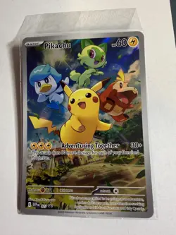 Pikachu #27 SEALED Pokemon TCG Black Star Promo Near Mint Paldea Evolved ETB 027 - Image 1