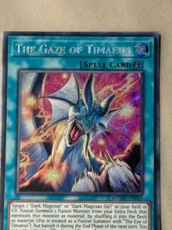 Yugioh The Gaze Of Timaeus MZMU-EN013 Secret Rare 1st Edition M/NM - Image 5