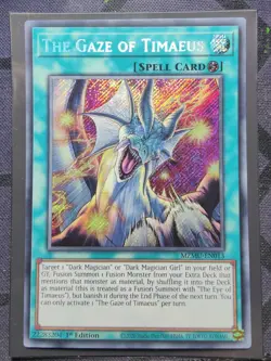 The Gaze of Timaeus - MZMU-EN013 | Secret Rare 1st Edition NM YuGiOh! - Image 1