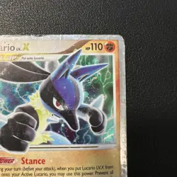 Lucario LV.X Diamond & Pearl Black Star Promo Holo Card DP12 - Image 3