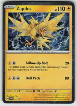 Zapdos - 157 Promo SV: Scarlet & Violet Promo Cards 157 Pokemon - Image 1