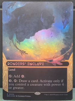 Bonders' Enclave 4 STELLAR SIGHTS BORDERLESS FOIL Edge of Eternities MTG Card NM - Image 1