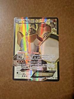 POKEMON CARD 2017 REGIROCK EX HOLO FULL ART 43A/124 Secret Rare - Image 2