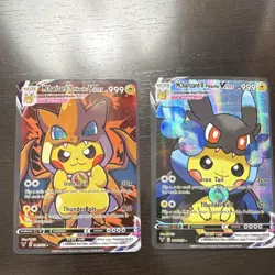 Pokemon Cosmax MCharizard X and Y Fan Art. (2 Cards) - Image 1