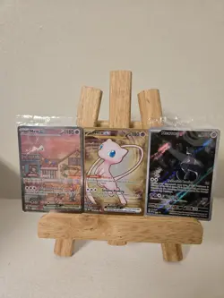 Pokemon 151 UPC Promo Set Mew 053, Metal Gold Mew ex 205/165 Mewtwo 052 - Image 1