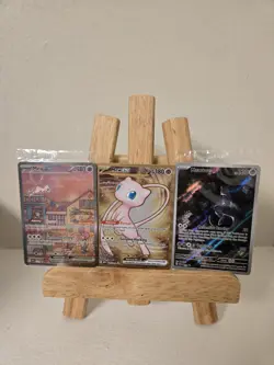 Pokemon 151 UPC Promo Set Mew 053, Metal Gold Mew ex 205/165 Mewtwo 052 - Image 3