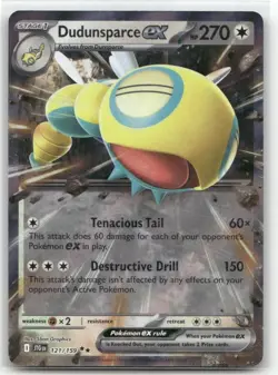 Dudunsparce ex 121/159 Journey Together Double Rare Pokemon TCG - Image 1