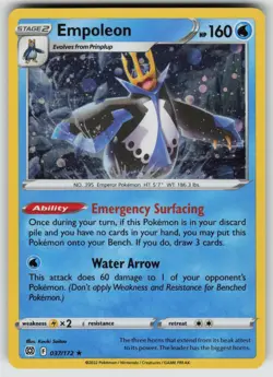 Empoleon (Cosmos Holo) Holo Rare Miscellaneous Promo 037/172 Pokemon - Image 1