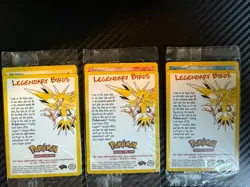 POKEMON SEALED ALL 3 Movie Promo Legendary Birds Zapdos Moltres Articuno WOTC - Image 2