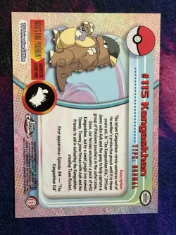 [Mint] Kangaskhan #115 Foil Topps Chrome Tv Animation Edition - Image 2