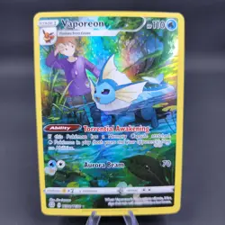 Pokemon TCG Vaporeon TG02/TG30 Brilliant Stars Trainer Gallery Holo Near Mint - Image 1
