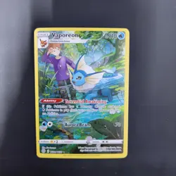 Pokemon TCG Vaporeon TG02/TG30 Brilliant Stars Trainer Gallery Holo Near Mint - Image 3