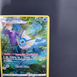 Pokemon TCG Vaporeon TG02/TG30 Brilliant Stars Trainer Gallery Holo Near Mint - Image 5
