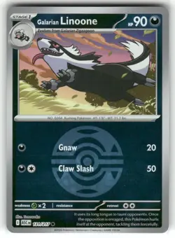 Galarian Linoone 131/217 Ascended Heroes Dusk Ball Reverse Holo Pokemon TCG - Image 1