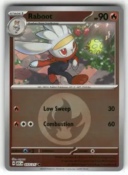 Raboot 037/217 Ascended Heroes Energy Symbol Reverse Holo Pokemon TCG - Image 1