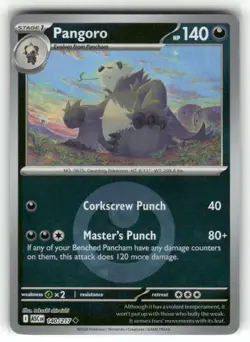Pangoro 140/217 Ascended Heroes Energy Symbol Reverse Holo Pokemon TCG - Image 1