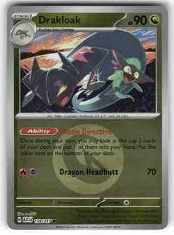 Drakloak 159/217 Ascended Heroes Energy Symbol Reverse Holo Pokemon TCG - Image 1