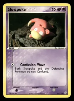 Slowpoke 80/112 Common FireRed & LeafGreen Pokemon LP - Image 1