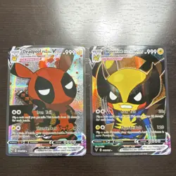 Pokemon Deadpool Pikachu & Wolverine Pikachu VCOS Cosmax Custom Holo Lot - Image 5