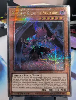 YuGiOh! Blackwing - Simoon The Poison Wind RA01-EN012 Quarter Century Rare 1st - Image 1