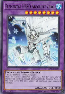 Yu-Gi-Oh! Elemental HERO Absolute Zero Unlimited OP05-EN023 Common LP x1 - Image 1