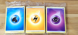 Pokemon 2020 Basic Energy Cards Lot (3 pks SEALED) - Image 1