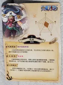 One Piece Buggy "WANTED" Chinese R Card # OP-5M02-087 - Image 2