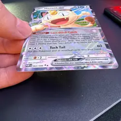 Pokemon TCG Meowth Ex 062/088 Perfect Order Card in Toploader - Image 4