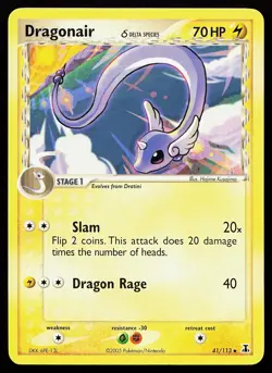 Dragonair 41/113 Uncommon Delta Species Pokemon Card - Image 1