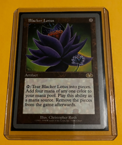 MtG Unglued Blacker Lotus Artifact Card (Unplayed) - Image 1