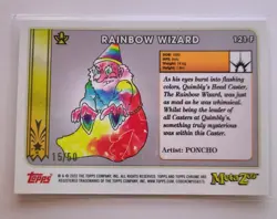 MetaZoo Topps Chrome RAINBOW WIZARD - GOLD /50 SERIAL Cryptid Camera Card RARE - Image 2
