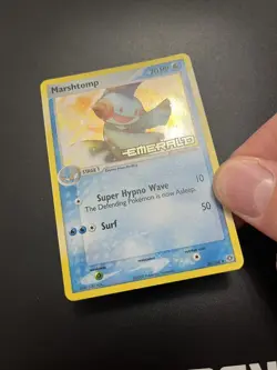 Pokemon EX Emerald Marshtomp Reverse Holo Stamp Card 36/106 TCG Holo MP - Image 3