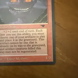 MTG - Atog - Antiquities MISPRINT - Small X in upper left side of picture - Image 4