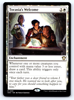 Tocasia's Welcome - Secrets of Strixhaven Commander - MTG - Image 1