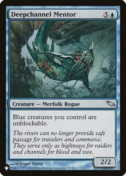 MTG - Deepchannel Mentor - The List - Mystery Booster 2 - Magic the Gathering - Image 1