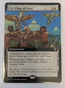 On Wings of Gold (Extended Art) Commander: Aetherdrift - MTG RARE - Image 1