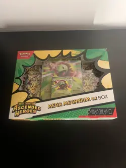 Pokemon TCG: Mega Evolution Ascended Heroes Mega Meganium Ex Box - Sealed - Image 1