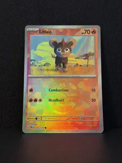 Litleo (Master Ball Pattern) SV: Prismatic Evolutions 015/131 - Pokemon TCG - Image 1