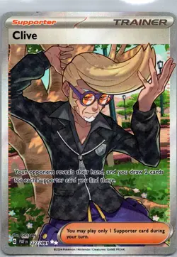 Pokemon TCG Clive 227/91 Paldean Fates Holo NM - Image 1