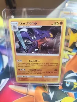 Pokemon Garchomp Holo Rare SM - Forbidden Light 62/131 - Image 1