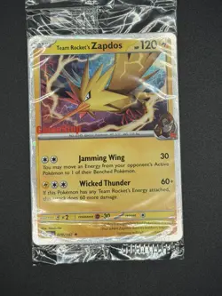 Team Rocket’s Zapdos 070/182 GameStop Promo Destined Rivals SEALED Pokemon - NM - Image 1