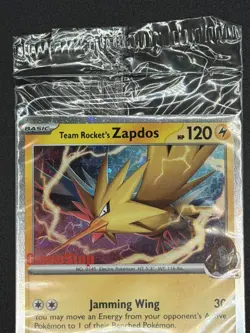 Team Rocket’s Zapdos 070/182 GameStop Promo Destined Rivals SEALED Pokemon - NM - Image 3