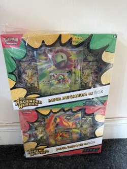 Pokemon TCG Ascended Heroes Mega Meganium & Emboar Ex Box New & Sealed - Image 1
