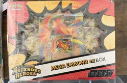 Pokemon TCG Ascended Heroes Mega Meganium & Emboar Ex Box New & Sealed - Image 3