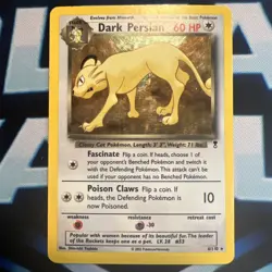 Pokemon TCG Dark Persian 6/110 Legendary Collection Holo Rare MP + - Image 1