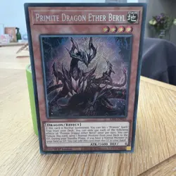 ☆ RA05-EN033 Primate Dragon Ether Beryl Secret Rare 1st Ed YuGiOh ☆ - Image 1