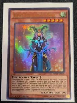 Yu-Gi-Oh! Kiwi Magician Girl MVP1-EN016 Ultra Rare 1st Edition Near Mint - Image 1